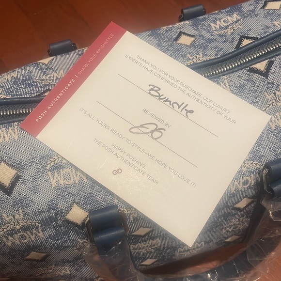 “SOLD!” MCM Medium Duffle Boston Bag - Picture 5 of 6